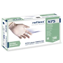 Guantes de nitrilo Reflexx N75 sin polvo
