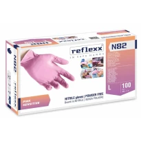 Guantes de nitrilo Reflexx N82 sin polvo