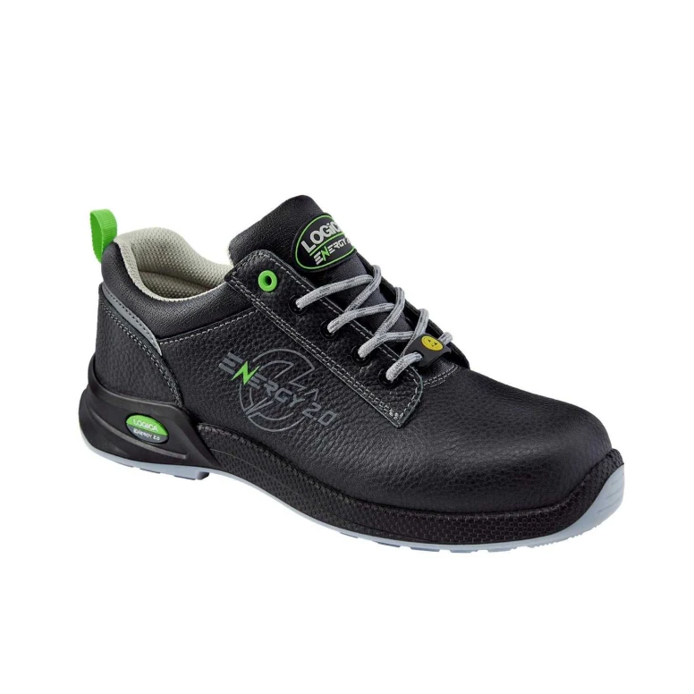 Zapatos de seguridad Logica Newton S3S FO SR ESD sin metal bajos