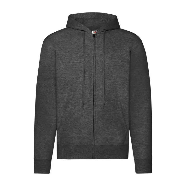 Sudadera de trabajo Fruit Of The Loom con capucha Forrado y cremallera larga FR620620