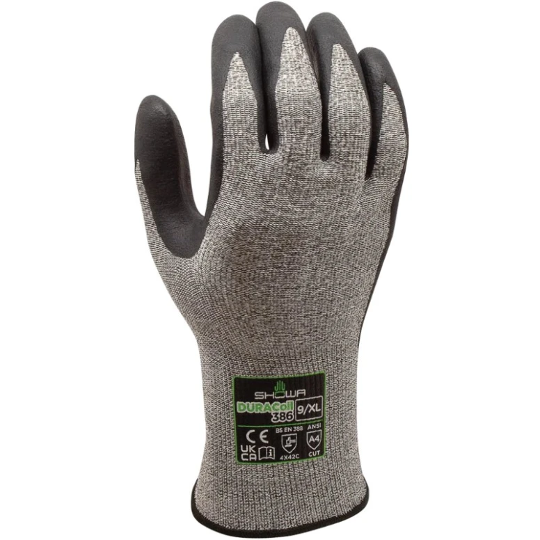 10 Pares - Guantes Showa Anticorte Duracoil SH386