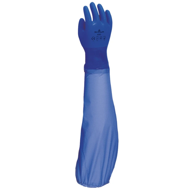 10 Pares - Guantes Showa PVC High Risk SH690