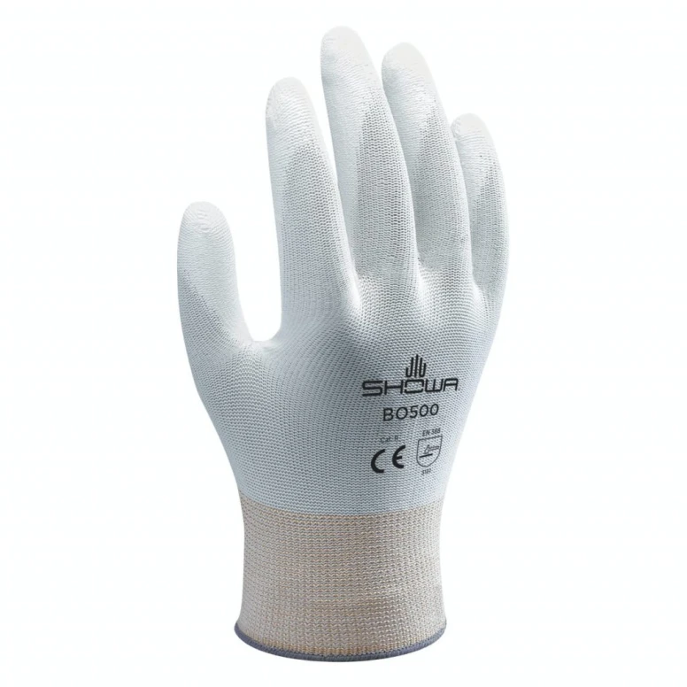 10 Pares - Guantes Showa recubiertos en Poliuretano B0500