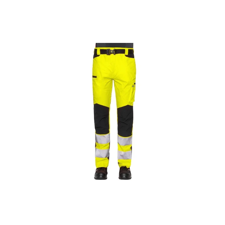Pantalones de trabajo alta visibilidad multibolsillos stretch Issa Line Extreme Hi Vis 8450NB