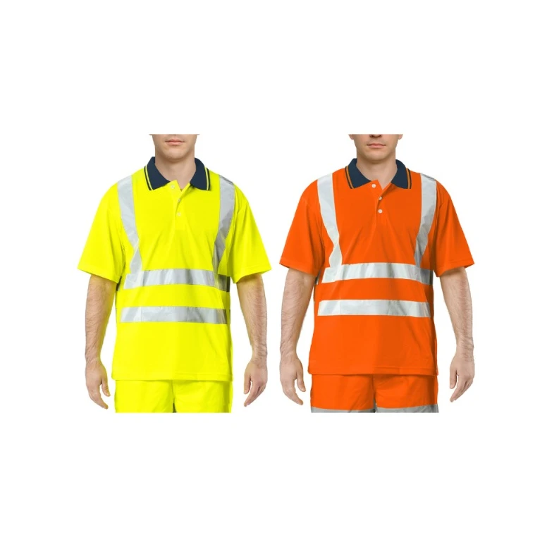 Polo de trabajo alta visibilidad Issa Line Hi Vis 08184NPL