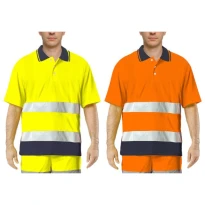 Polo de trabajo alta visibilidad Issa Line Bicolor Hi Vis 8584N