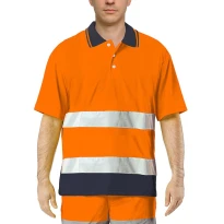 Polo de trabajo alta visibilidad Issa Line Bicolor Hi Vis 8584N
