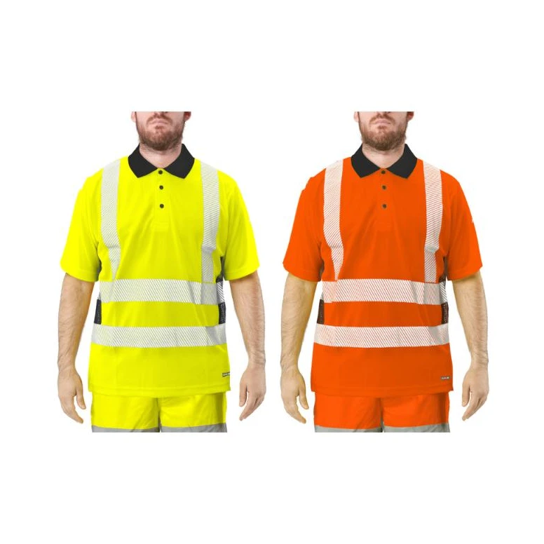 Polo de trabajo alta visibilidad Issa Line Lumivert Hi Vis 8191