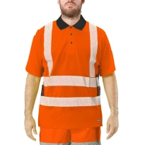 Polo de trabajo alta visibilidad Issa Line Lumivert Hi Vis 8191