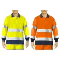Polo de trabajo alta visibilidad Issa Line Bicolor Hi Vis 8587N