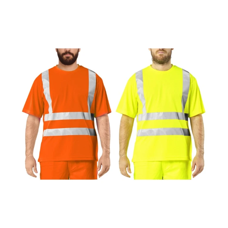 Camiseta de trabajo alta visibilidad Issa Line Basic Tee Hi Vi 08183NTS