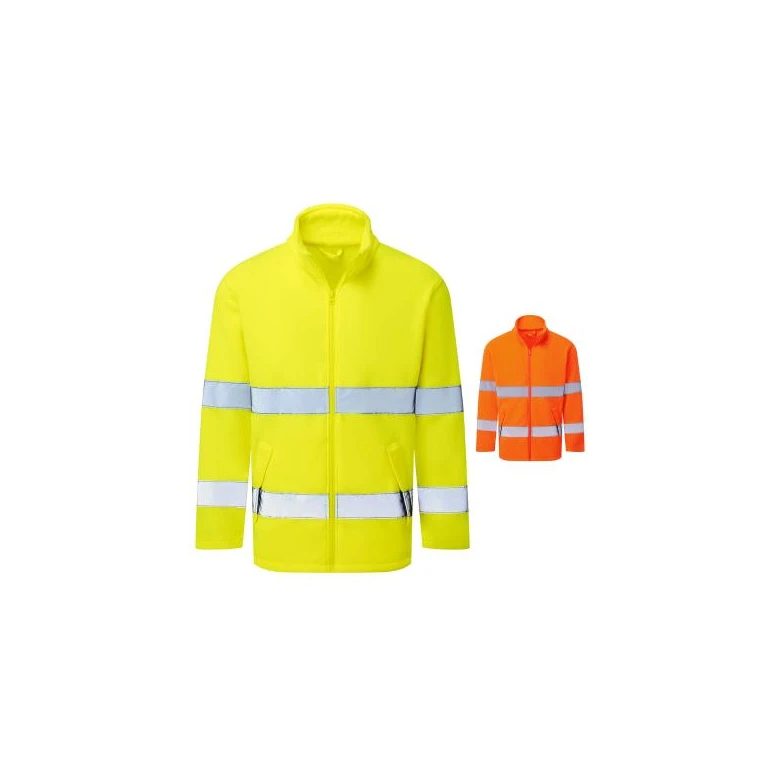 Sudadera de trabajo Portwest ES250 de alta visibilidad en forro polar