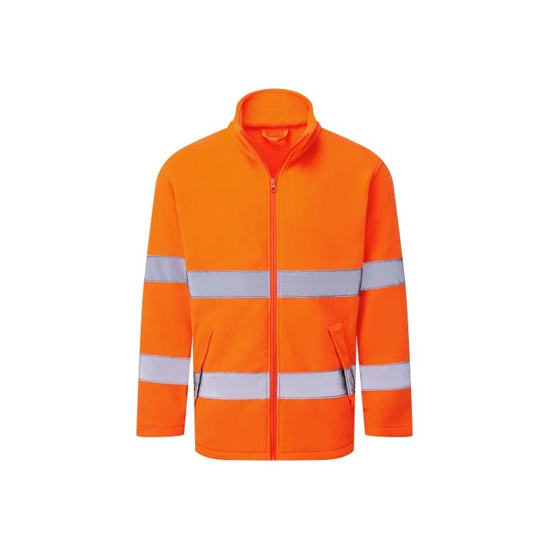 Sudadera de trabajo Portwest ES250 de alta visibilidad en forro polar
