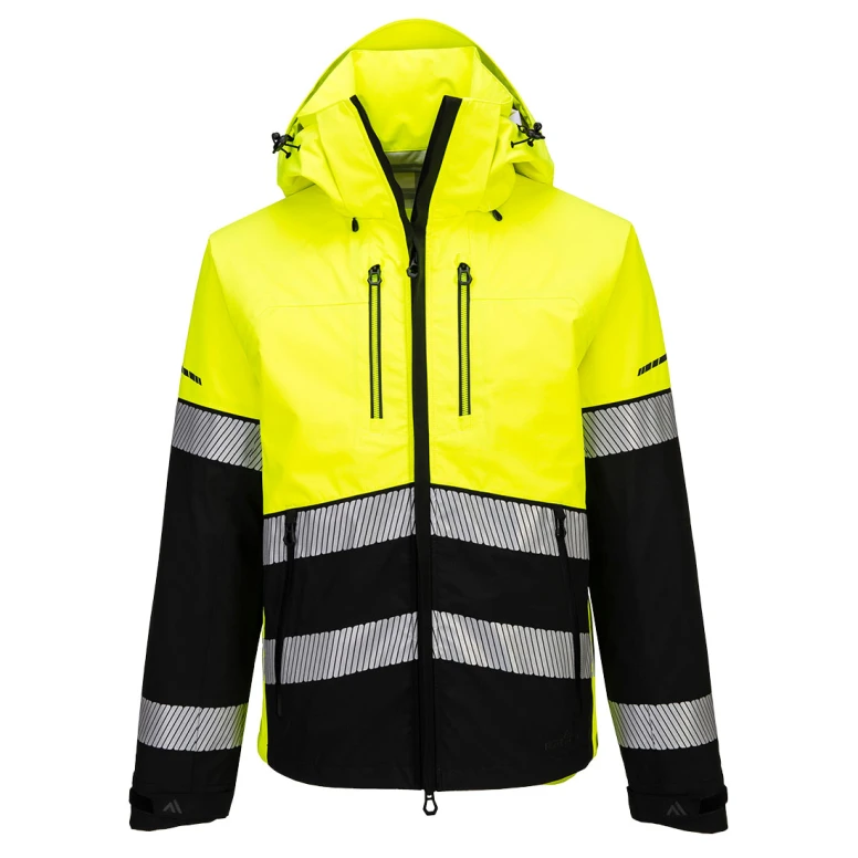 Chaqueta de trabajo Portwest de alta visibilidad EV465 con múltiples bolsillos Softshell
