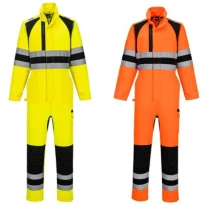 Mono de trabajo Portwest Alta Visibilidad CD855 Multibolsillos Impermeable