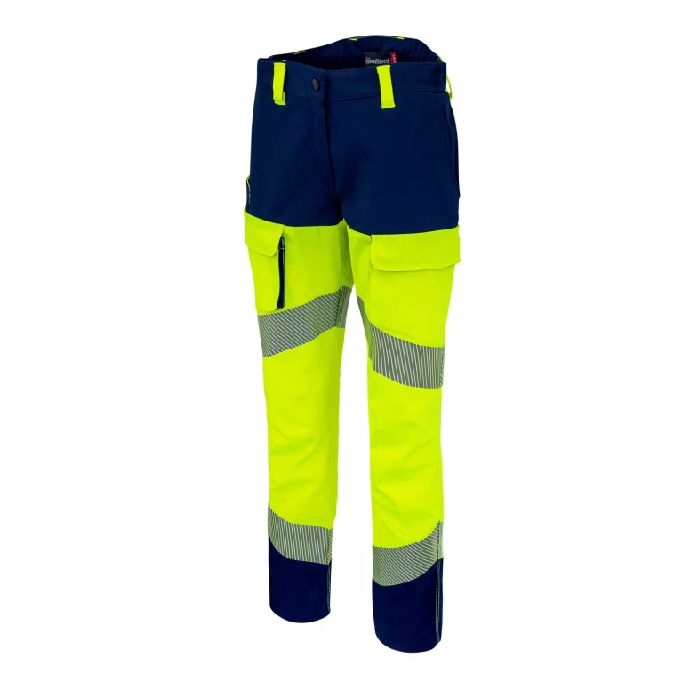 Pantalón de trabajo para mujer Molinel 11123226158 R-Flex alta visibilidad multibolsillos