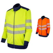 Sudadera de trabajo Molinel Luklight 05805555065 alta visibilidad con cremallera completa