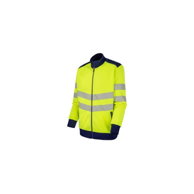 Sudadera de trabajo Molinel Luklight 05805555065 alta visibilidad con cremallera completa