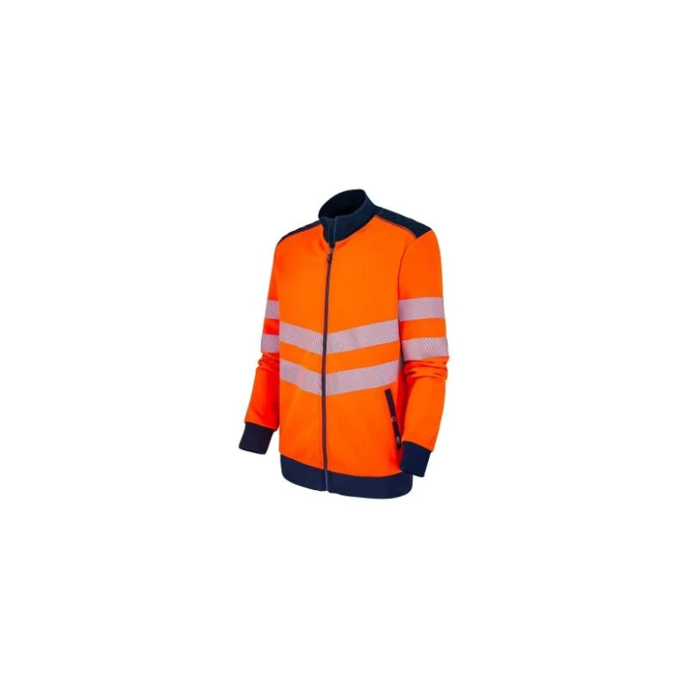 Sudadera de trabajo Molinel Luklight 05805555065 alta visibilidad con cremallera completa