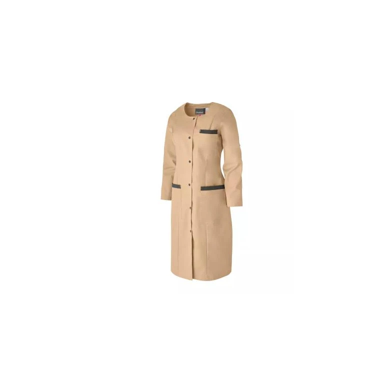Bata de trabajo Molinel Caroline CAROLINEMTBC/M Multibolsillos Larga Mujer Limpieza Bienestar Con mangas convertibles