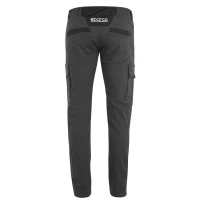Pantalón de trabajo Sparco BOSTON Cargo Multiestación Elásticos Multibolsillos - Gris