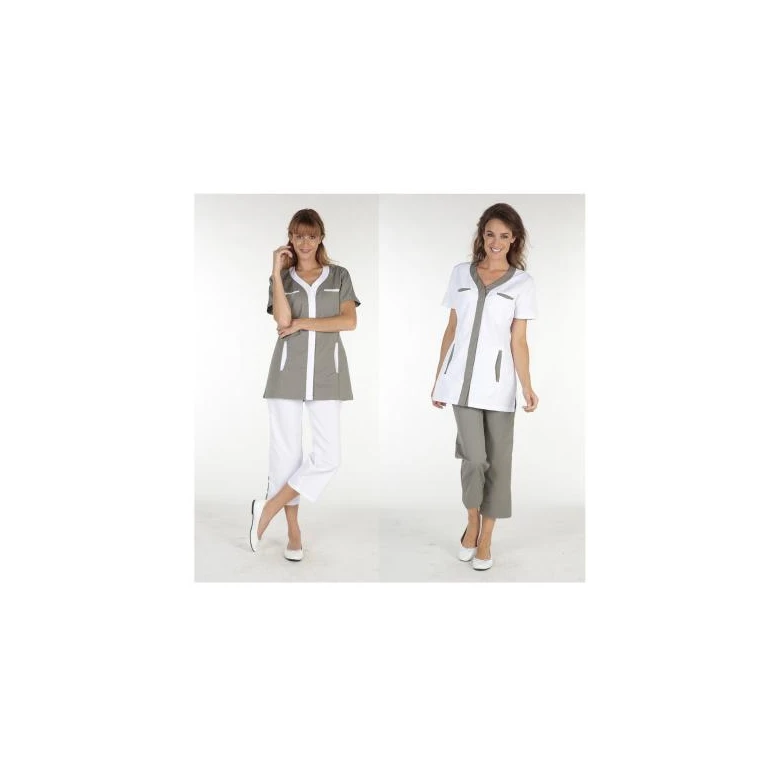 Bata de trabajo Molinel DINATFMCBC\TA para mujer esteticista y peluquera