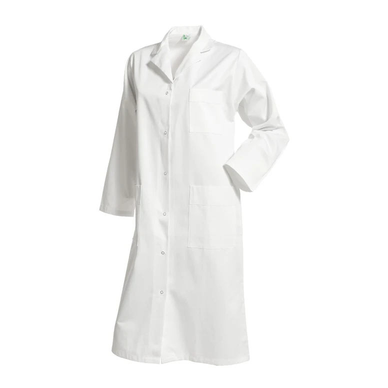 Bata de trabajo Molinel Joliette JOLIETTEMLBLA Multibolsillos Médico Sanitario 100% Algodón Mujer