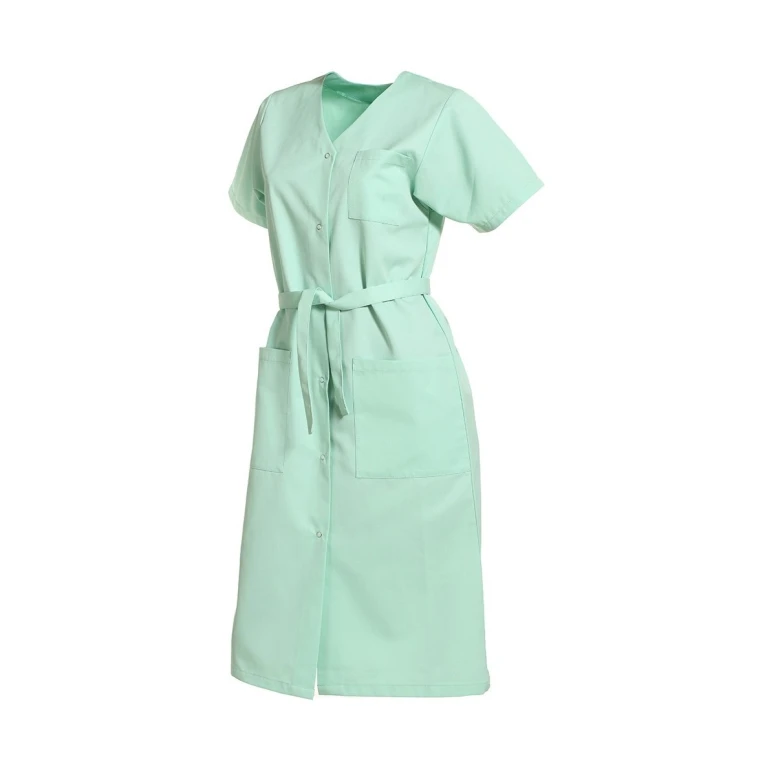 Bata de trabajo Molinel Josy JOSYBFPCMCVER Multibolsillos Limpieza Sanitario Mujer Manga Corta