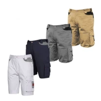 Bermuda de trabajo ISSA LINE 8734 Stretch Multibolsillos Cómodo 8734B