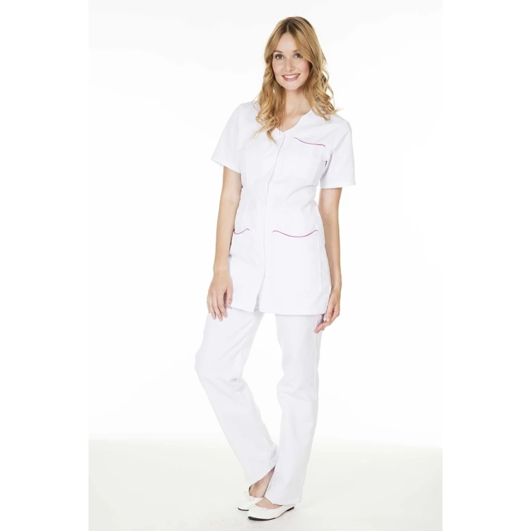 Bata de trabajo Molinel Laurie LAURIEMCBC/LI Multibolsillos Bienestar Sanitario Mujer