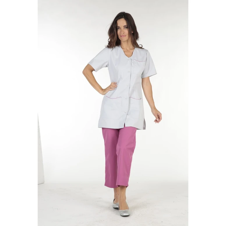 Bata de trabajo Molinel Laurie LAURIEMCBL/BC Multibolsillos Bienestar Sanitario Mujer