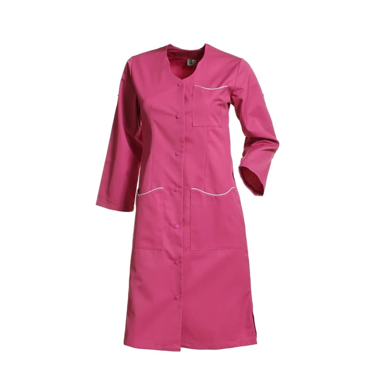 Bata de trabajo Molinel Laurene LAURENEMTOR/B multibolsillos limpieza mujer mangas convertibles