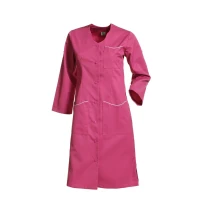 Bata de trabajo Molinel Laurene LAURENEMTOR/B multibolsillos limpieza mujer mangas convertibles