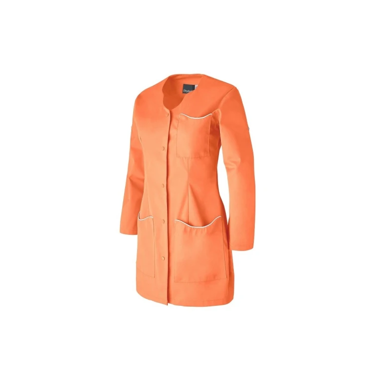 Bata de trabajo Molinel Laurie LAURIEMTOR/BC multibolsillos bienestar sanitario mujer con mangas convertibles