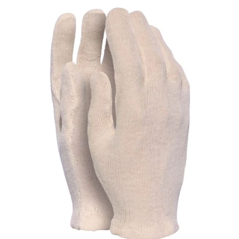10 Pares - Guantes de trabajo de tela ligera de algodón - Issa Line 07215