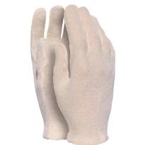 10 Pares - Guantes de trabajo de tela ligera de algodón - Issa Line 07215