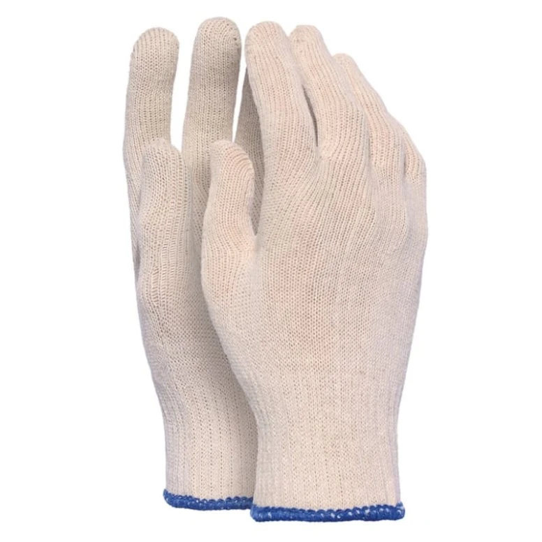 10 Pares - Guantes de trabajo de algodón con hilo continuo - Issa Line 07218