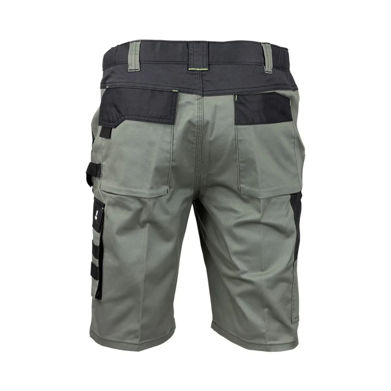 Bermudas de trabajo 6156 Ulysse elasticados con múltiples bolsillos