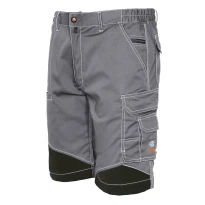 Bermuda de trabajo Extreme ISSA Line Bicolor Multibolsillos Stretch 8834B