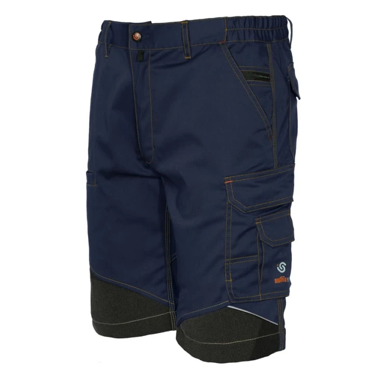 Bermuda de trabajo Extreme ISSA Line Bicolor Multibolsillos Stretch 8834B