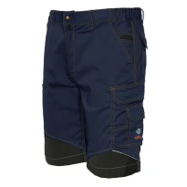 Bermuda de trabajo Extreme ISSA Line Bicolor Multibolsillos Stretch 8834B