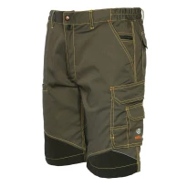 Bermuda de trabajo Extreme ISSA Line Bicolor Multibolsillos Stretch 8834B