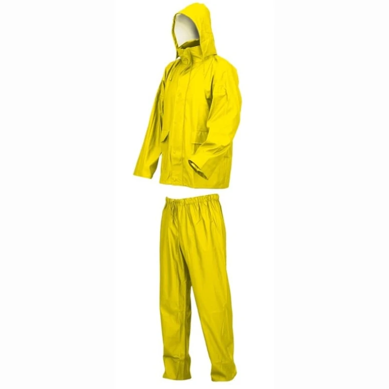 Liquidación total - Conjunto Lluvia PU/PVC ISSA LINE - 00209 Talla 3xl color amarillo