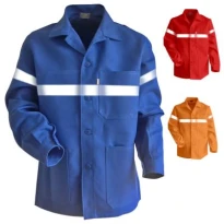 Camisa de trabajo LMA Ambre 2028 alta visibilidad multibolsillos 100% algodón