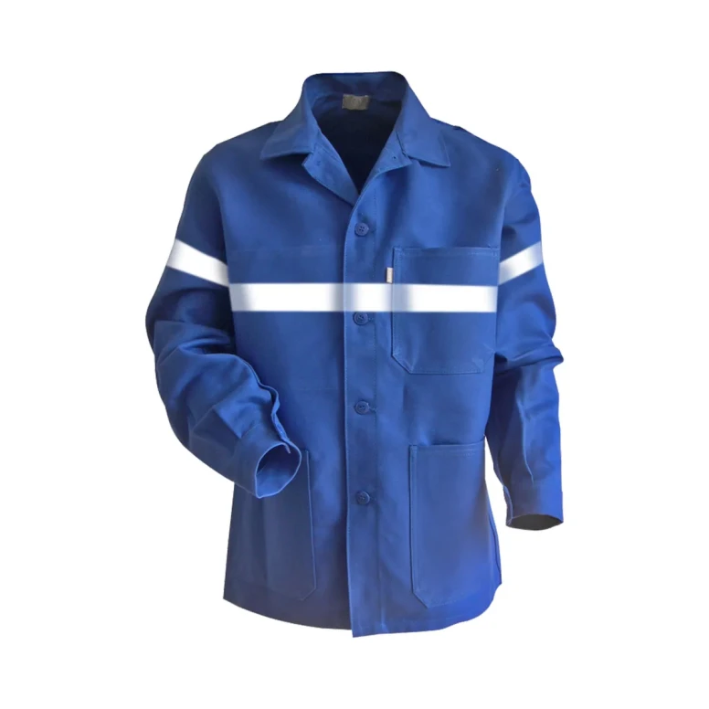 Camisa de trabajo LMA Ambre 2028 alta visibilidad multibolsillos 100% algodón