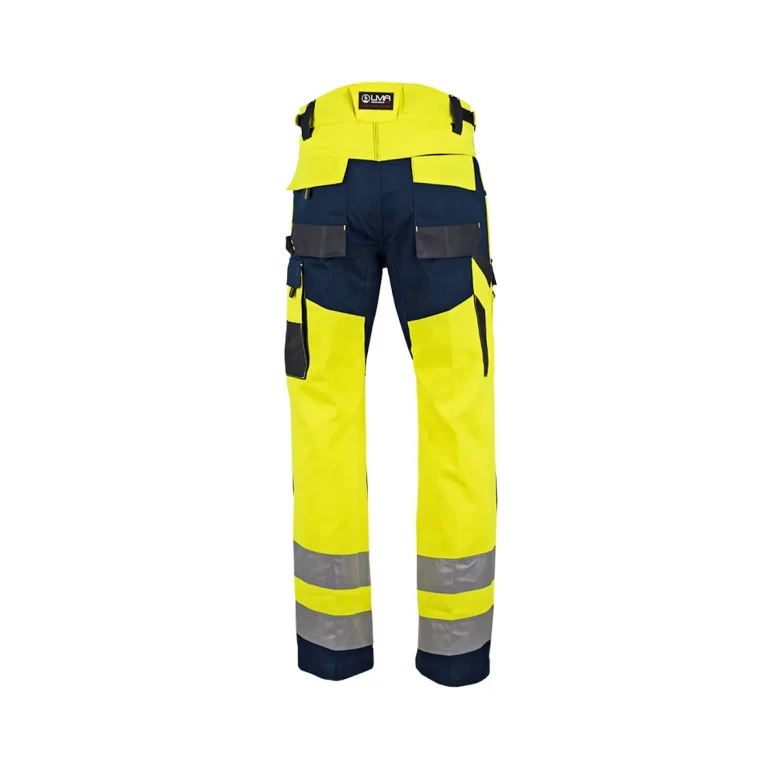 Pantalón de trabajo LMA 1667 DEFENSE de alta visibilidad multibolsillos