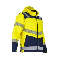 Chaqueta de trabajo LMA Viseur 2227 alta visibilidad multibolsillos impermeable softshell