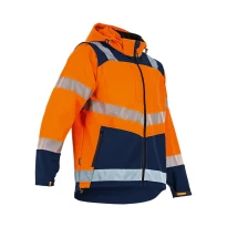 Chaqueta de trabajo LMA Cible 2266 alta visibilidad multibolsillos impermeable softshell