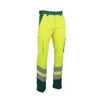 Pantalón de trabajo LMA 1408 Basile alta visibilidad multibolsillos sin metal