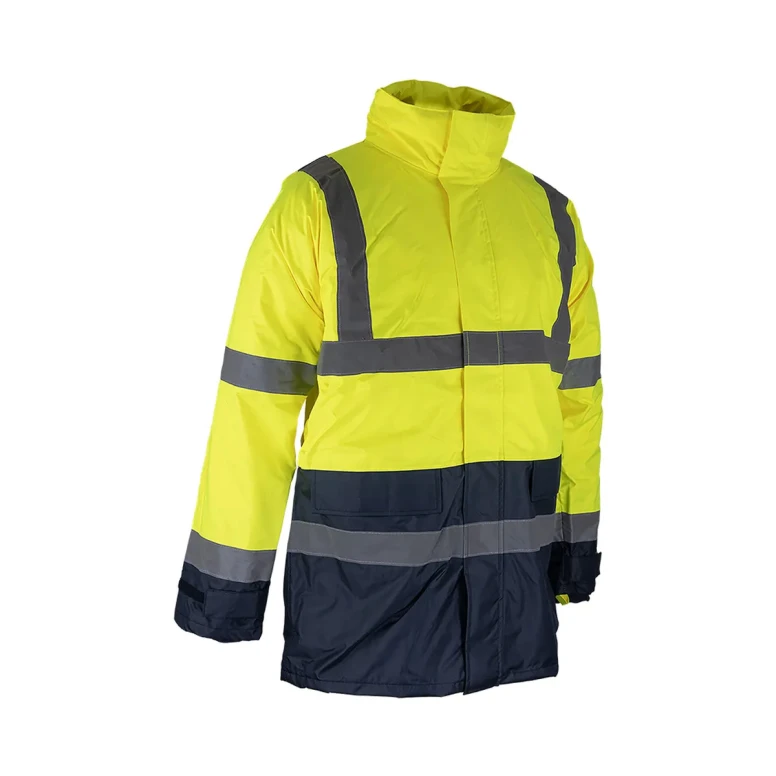 Parka de trabajo LMA Prevention 5002 alta visibilidad multibolsillos impermeable 4 en 1